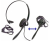 H141N Duoset headset w/noise cancelling feature 
